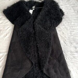 Akira Suede and Fur vest